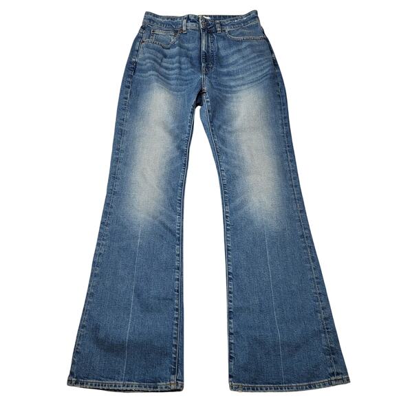 Madewell Curvy Vintage Flare Jeans High Rise Medium Bouvier Wash Stretch 27 - Picture 3 of 12